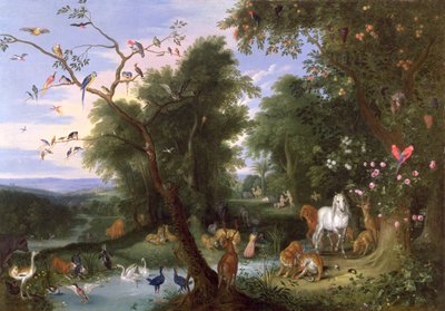 The Garden of Eden, 1659 by Jan van Kessel the Elder